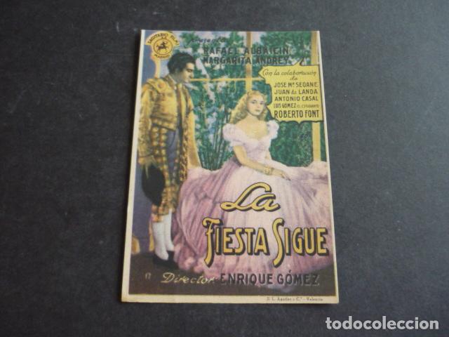 Cine: LA FIESTA SIGUE PROGRAMA DE MANO SIN PUBLICIDAD - Foto 1