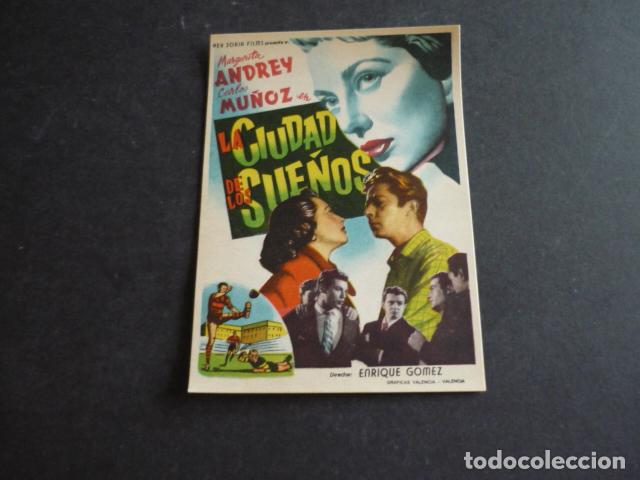 Cine: LA CIUDAD DE LOS SUE&Ntilde;OS PROGRAMA DE MANO SIN PUBLICIDAD - Foto 1