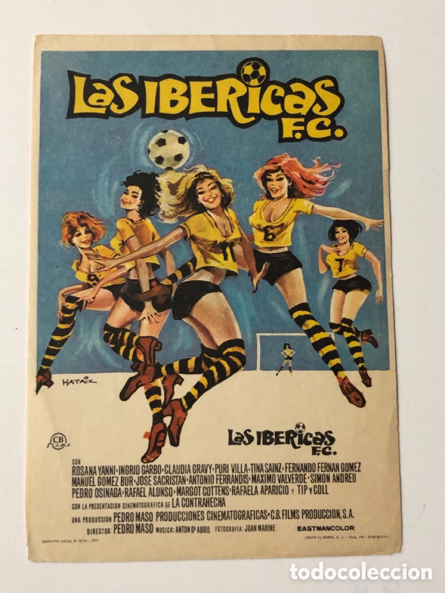 Folhetos de m&atilde;o de filmes antigos de cinema: Programa las ib&eacute;ricas ingrid Garbo Fernando Fern&aacute;n G&oacute;mez A13