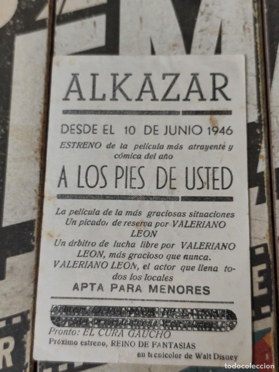 Cine: A los pies de usted con publicidad Alkazar - Foto 2