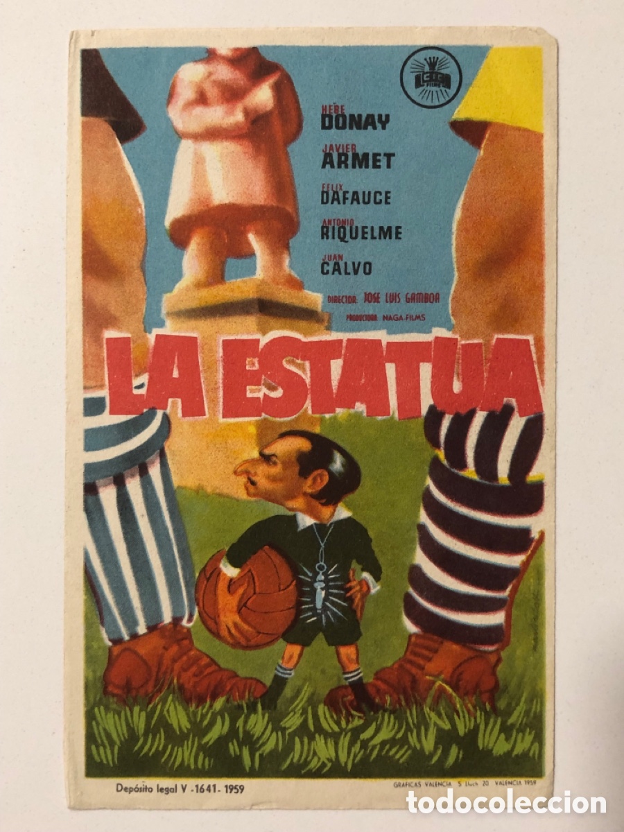 Kino: Programa la estatua javier Armet A13G4