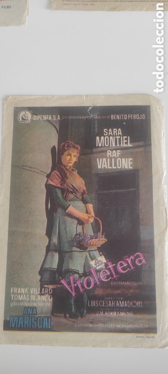 Cine: 6 programas de mano originales de Sara Montiel. - Foto 3
