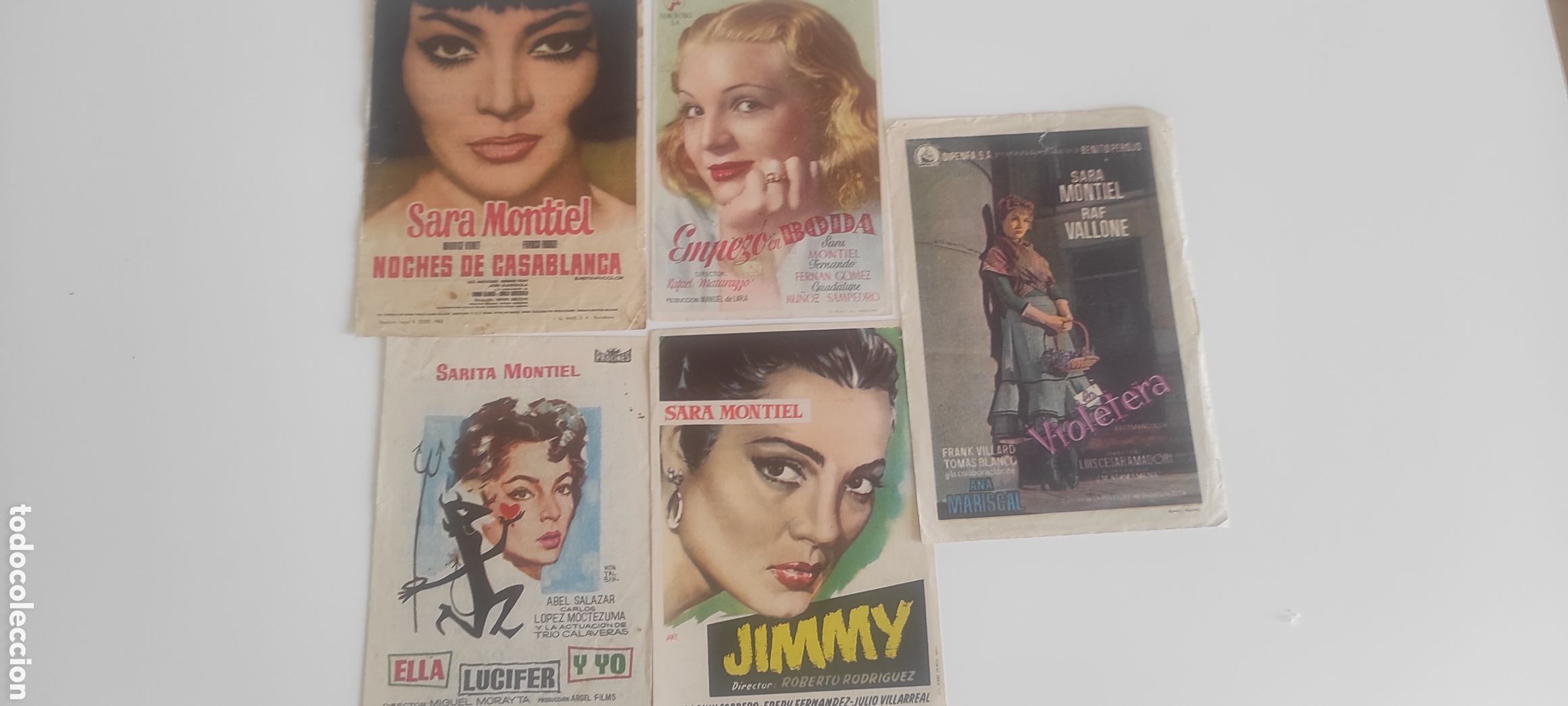 Cine: 6 programas de mano originales de Sara Montiel. - Foto 1