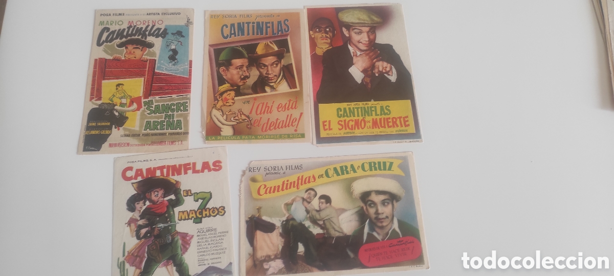Cine: 5 programas de mano de Cantinflas. Originales. Cine - Foto 1