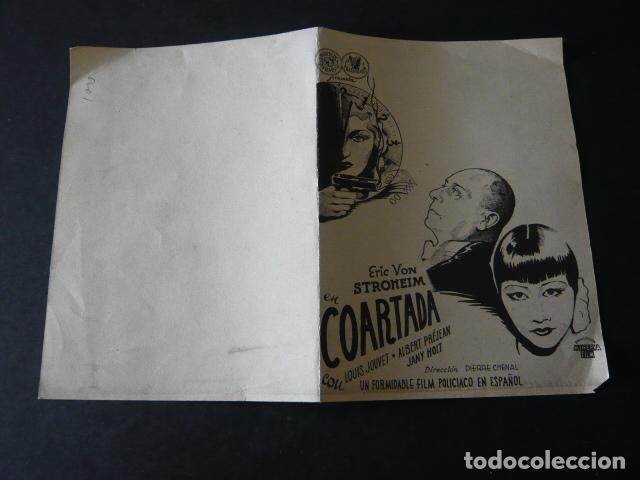 Cine: COARTADA PROGRAMA DE MANO DOBLE SIN PUBLICIDAD - Foto 1