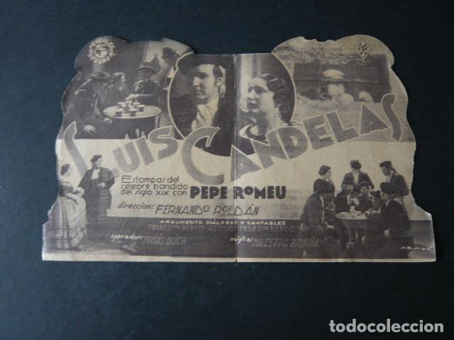 Cine: LUIS CANDELAS PROGRAMA DE MANO DOBLE SIN PUBLICIDAD - Foto 1