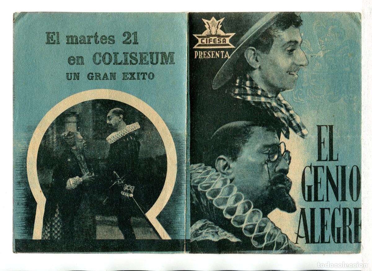 Cine: EL GENIO ALEGRE, con Antonio Vico. - Foto 1