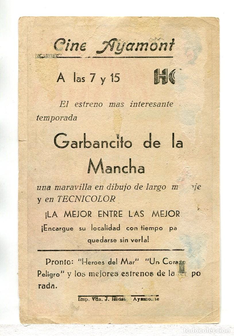 Cine: GARBANCITO DE LA MANCHA. Dibujos animados. - Foto 2