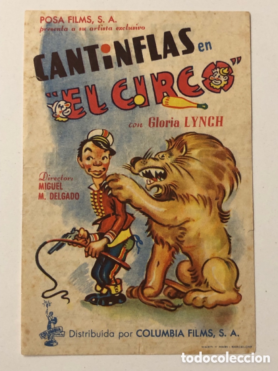 Cine: Programa Cantinflas en el circo con publicidad cine sur mislata A25 - Foto 1