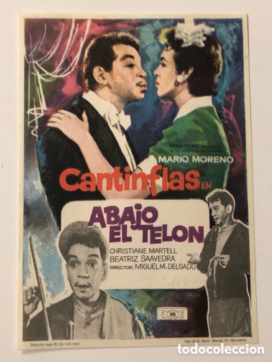 Cine: Programa abajo el tel&oacute;n Cantinflas A25 - Foto 1