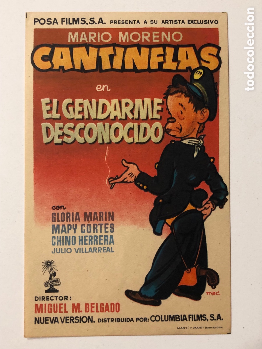 Cine: Programa el gendarme desconocido Cantinflas A25 - Foto 1