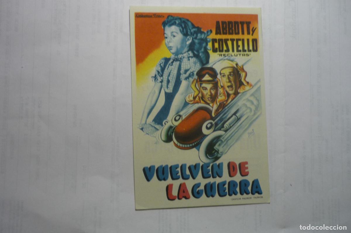 Cine: programa vuelven de la guerra abbott y costello publicidad - Foto 1