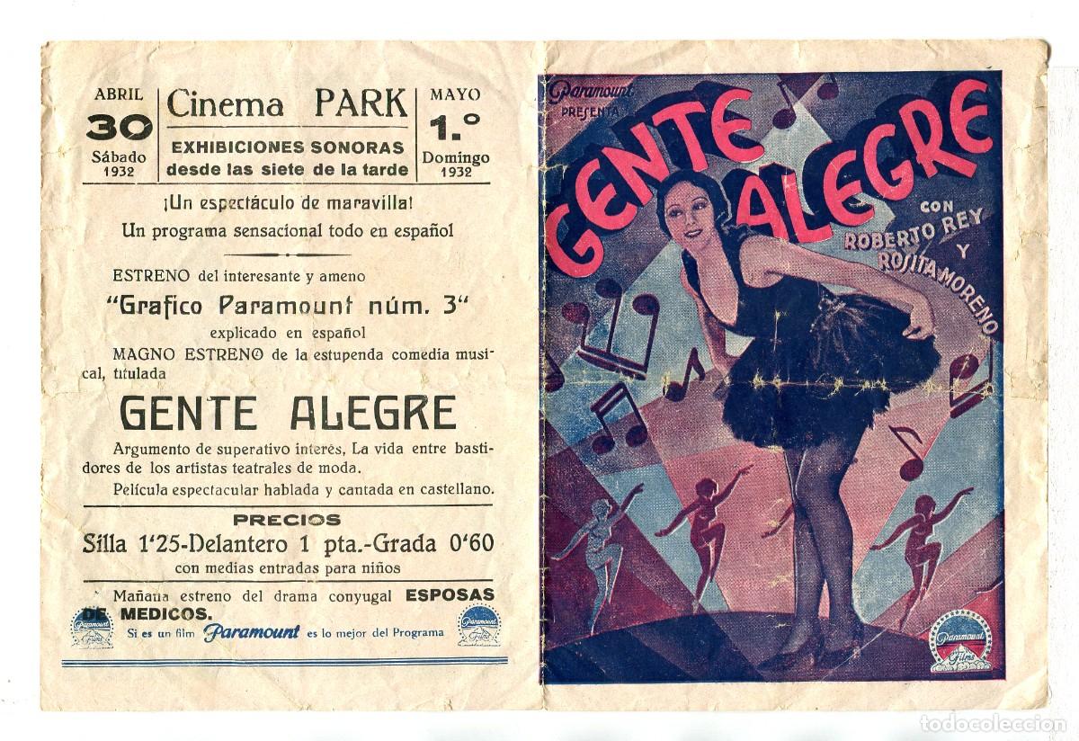 Cine: GENTE ALEGRE, con Roberto Rey. - Foto 1