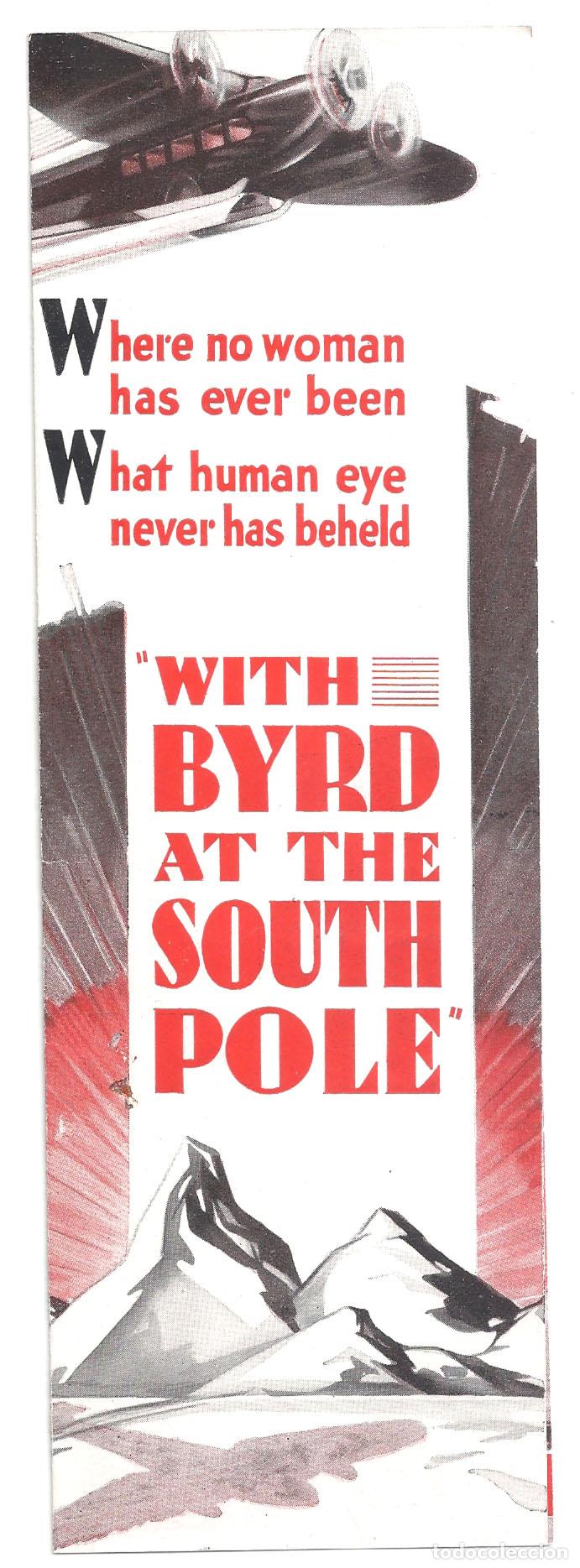 Cine: PTCC 827 CON BYRD EN EL POLO SUR PROGRAMA DOBLE AMERICANO RICHARD E. BYRD - Foto 1