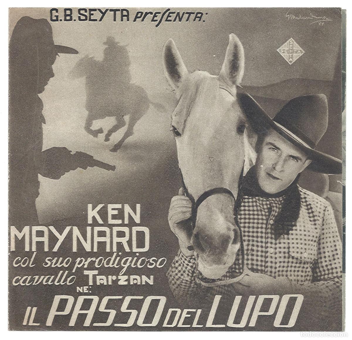 Cine: PTCC 827 RANGE LAW PROGRAMA DOBLE ITALIANO KEN MAYNARD - Foto 1