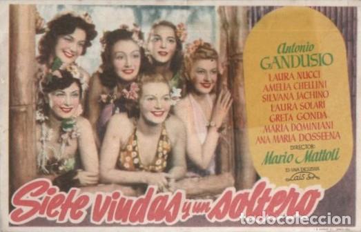 Cine: PROGRAMA DE CINE: SIETE VIUDAS Y UN SOLTERO PC-10808 - Foto 1