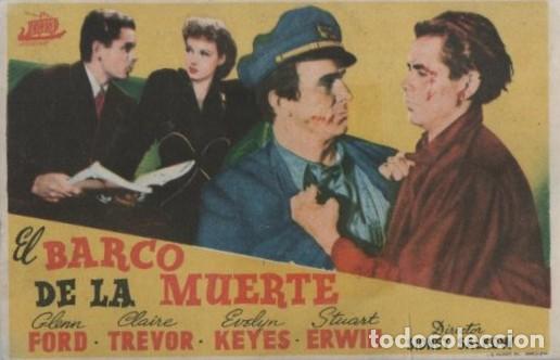 Cine: PROGRAMA DE CINE: EL BARCO DE LA MUERTE PC-10817 - Foto 1