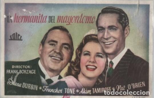 Cine: PROGRAMA DE CINE: LA HERMANITA DEL MAYORDOMO PC-10822 - Foto 1