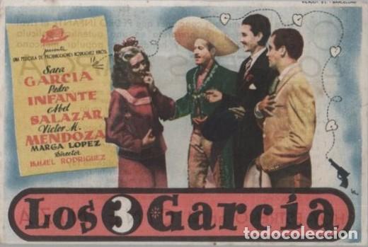 Cine: PROGRAMA DE CINE: LOS 3 GARC&Iacute;A PC-10828 - Foto 1