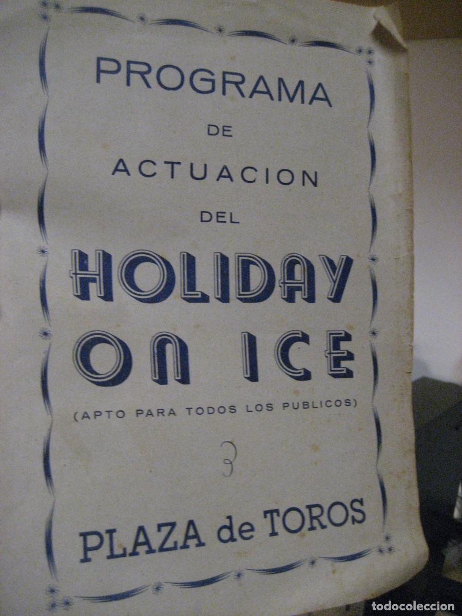 Cine: antiguo programa Holiday on Ice . d&iacute;ptico - Foto 3