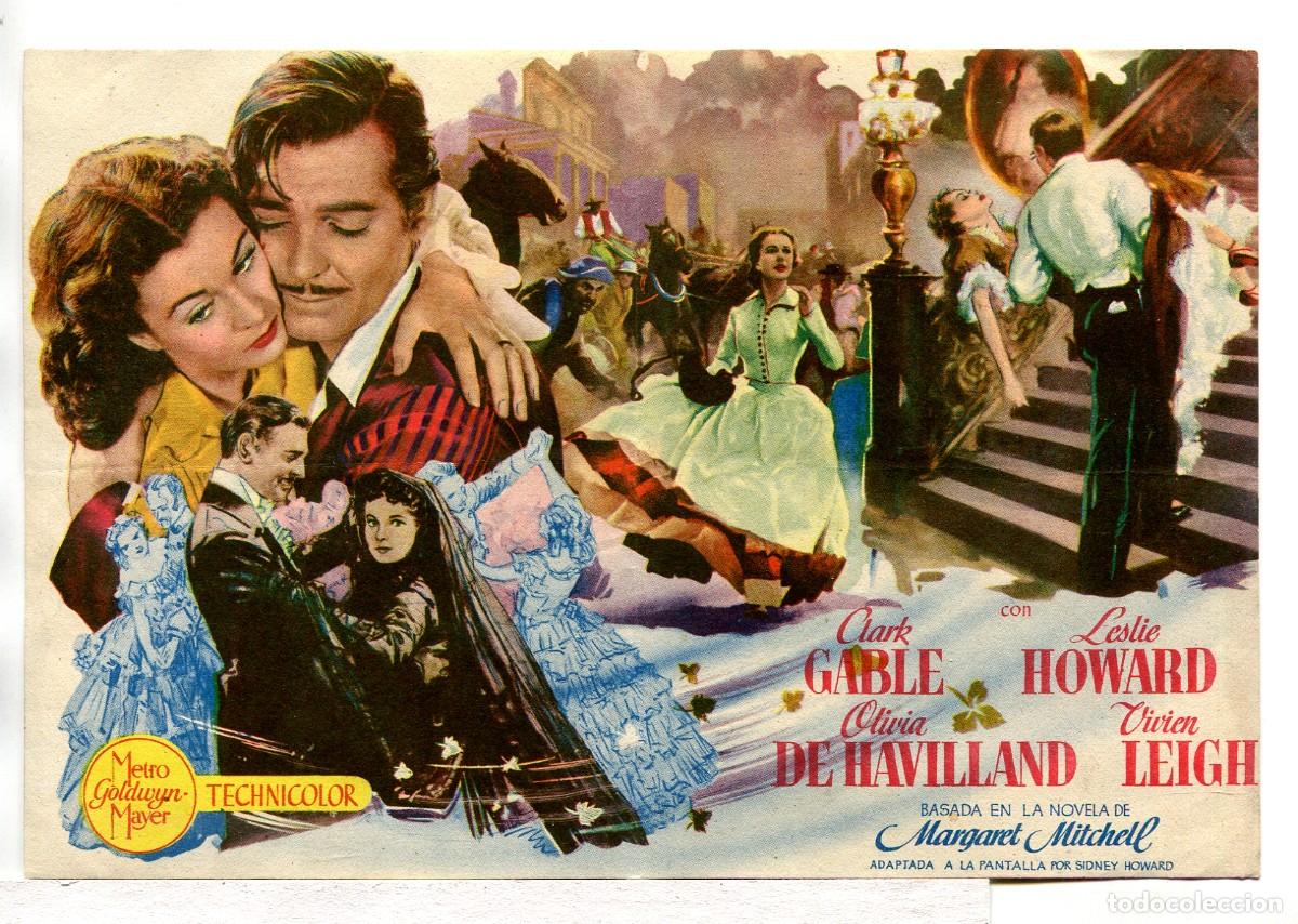 Cine: LO QUE EL VIENTO SE LLEVO, con CLARK GABLE. - Foto 2