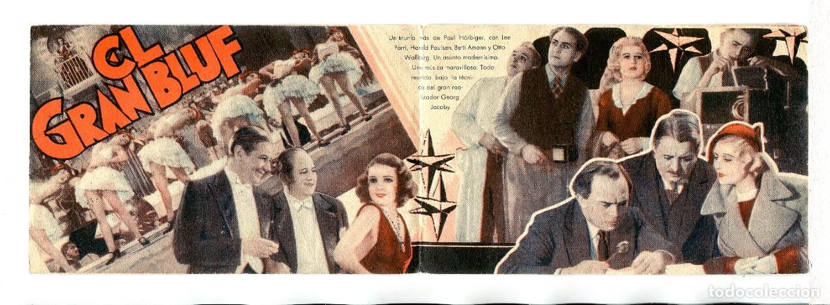 Cine: EL GRAN BLUF, con Otto Walburg. - Foto 2