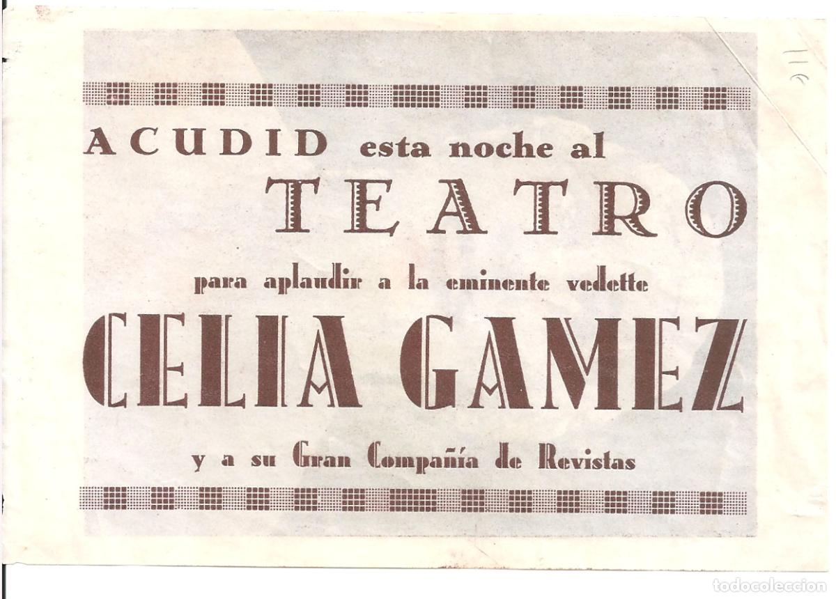 Cine: PTTT CELIA GAMEZ PROGRAMA SENCILLO TEATRO - Foto 2