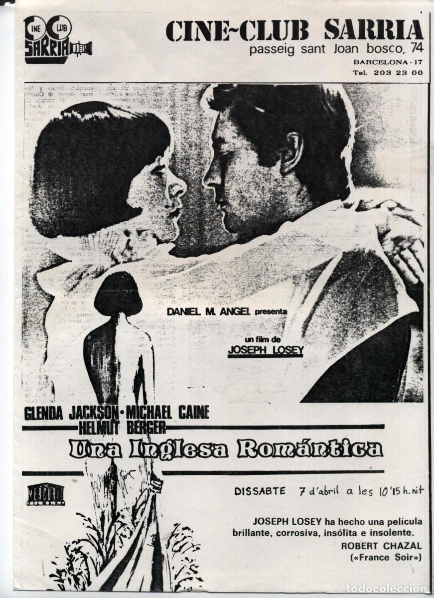 Foglietti di film di film antichi di cinema: LOTE DE 15 PROGRAMAS DE MANO CINE CLUB SARRI&Agrave; BARCELONA A&Ntilde;OS 70