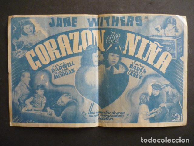 Cine: CORAZON DE NI&Ntilde;A PROGRAMA DE MANO DOBLE SIN PUBLICIDAD - Foto 2