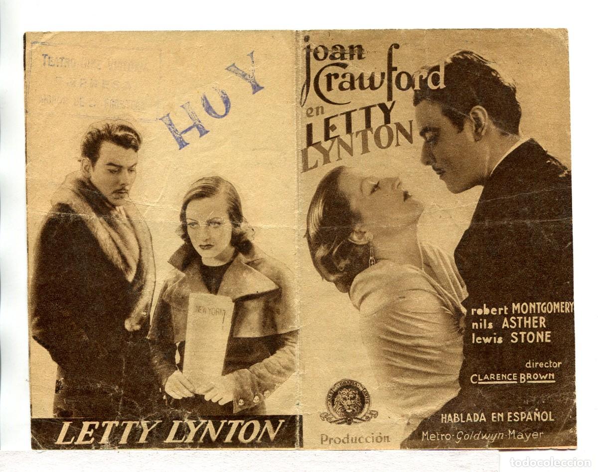 Cine: LETTY LYNTON, con Joan Crawford. - Foto 1