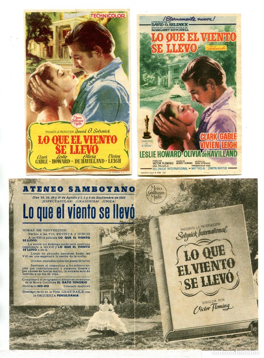 Cine: LO QUE EL VIENTO SE LLEV&Oacute;, con Clark Gable. - Foto 1