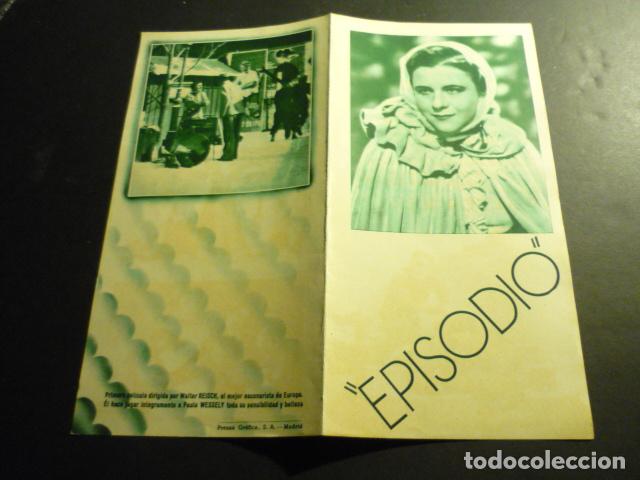 Cine: EPISODIO PROGRAMA DE MANO FOLLETO A&Ntilde;OS 30 - Foto 1