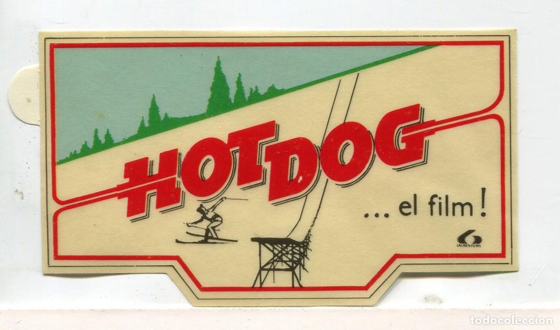 Cine: HOTDOG, 5 X 9 cms. PEGATINA. - Foto 1