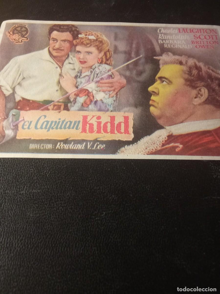 Cine: El capitan Kidd.Folleto. - Foto 1