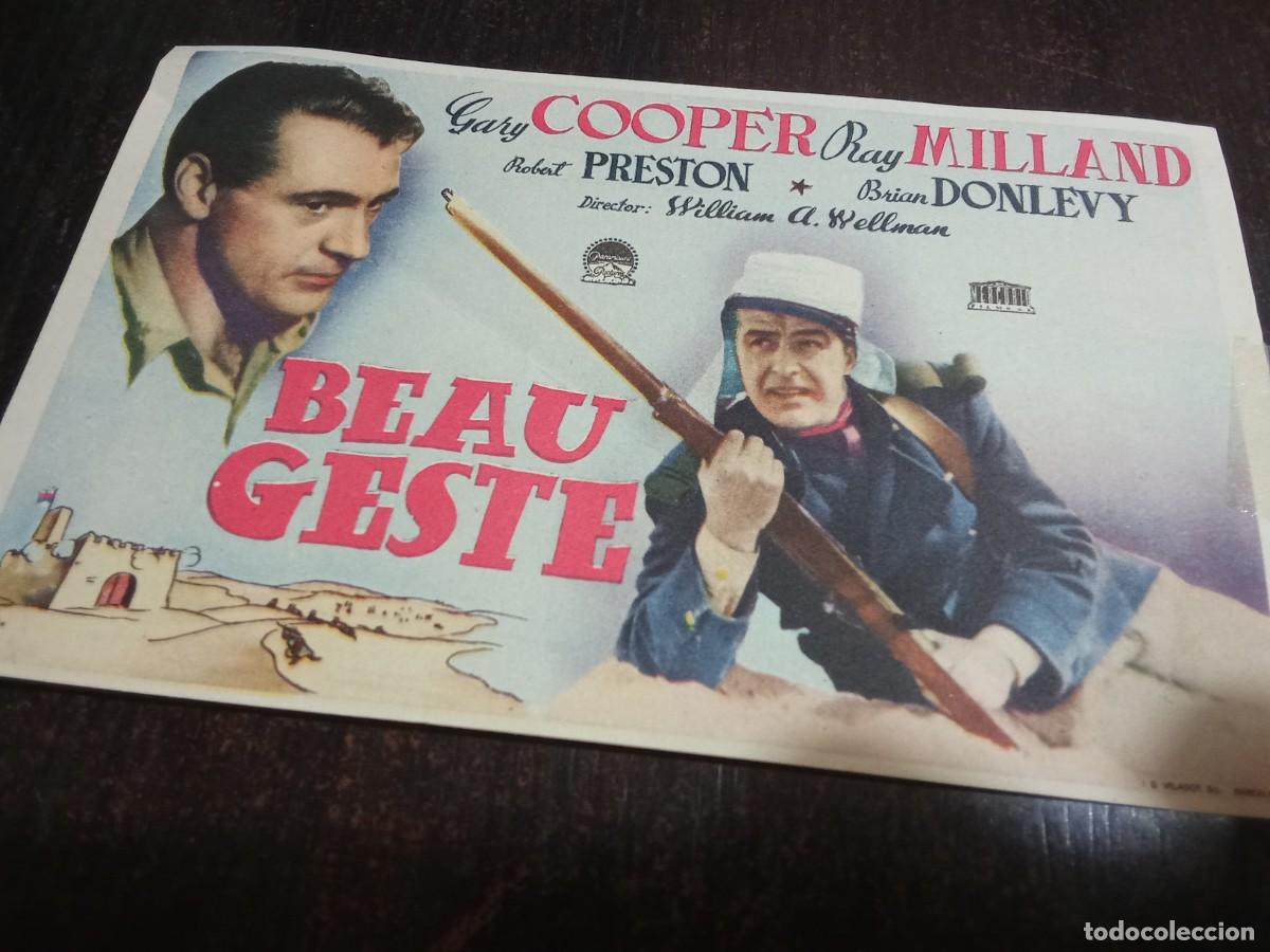 Cine: Beau Geste.Gary Cooper.Ray Milland. - Foto 1
