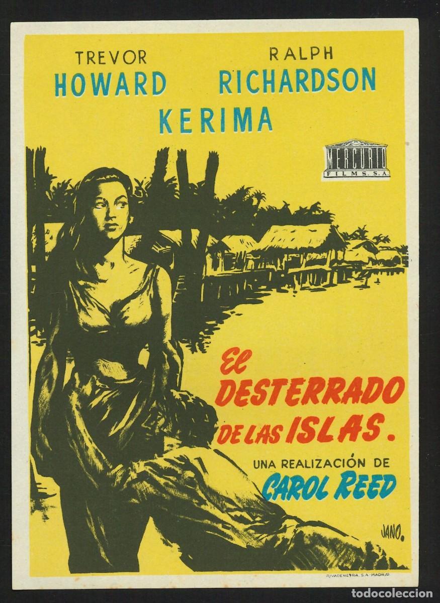 Cine: EL DESTERRADO DE LAS ISLAS / PROGRAMA DE CINE SIN PUBLICIDAD EN TRASERA (AVENTURAS) - Foto 1