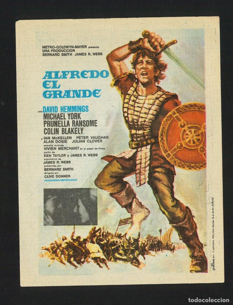 Cine: ALFREDO EL GRANDE / PROGRAMA DE CINE SIN PUBLICIDAD EN TRASERA (AVENTURAS) - Foto 1
