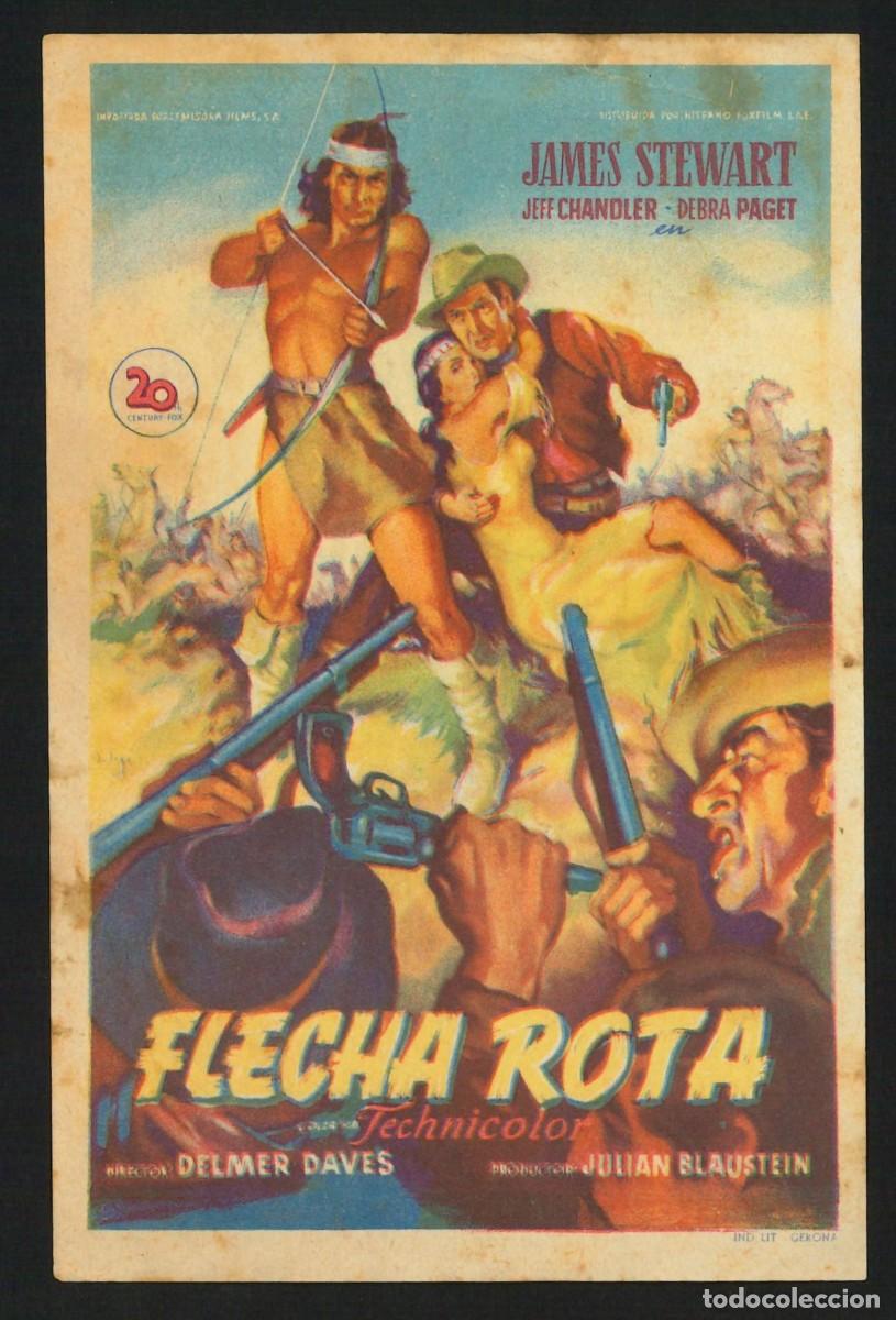 Cine: LANZA ROTA / PROGRAMA DE CINE CON PUBLICIDAD EN TRASERA (OESTE) - Foto 1