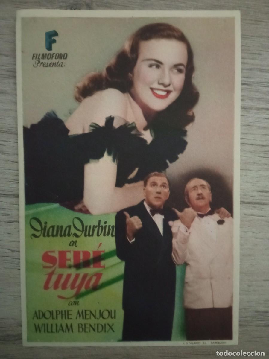 Cine: SER&Eacute; TUYA, DIANA DURBIN - Foto 1