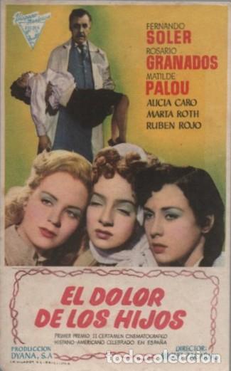 Cine: PROGRAMA DE CINE: EL DOLOR DE LOS HIJOS PC-10834 - Foto 1