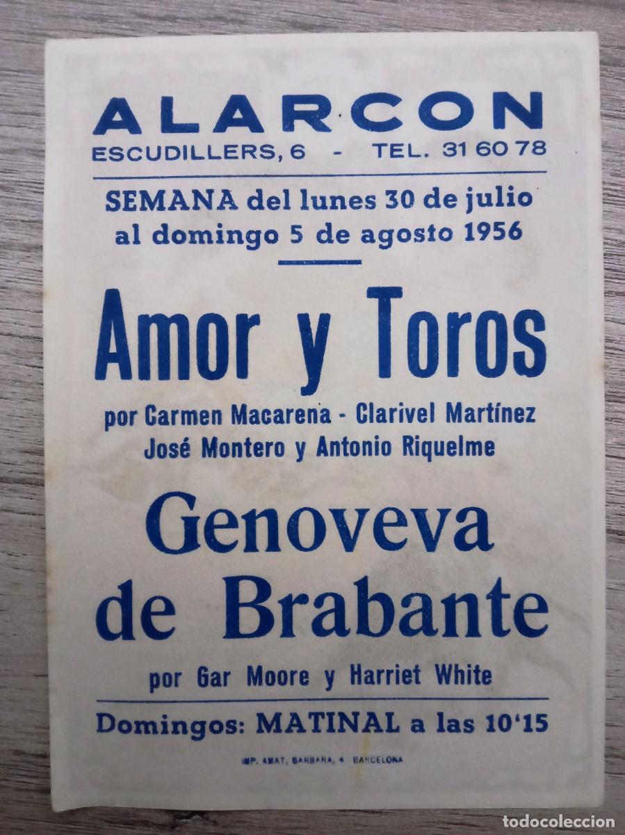 Cine: AMOR Y TOROS, CINE ALARCON, BARCELONA - Foto 2