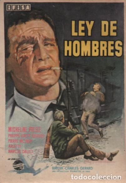 Cine: PROGRAMA DE CINE: LA LEY DE HOMBRES PC-10847 - Foto 1