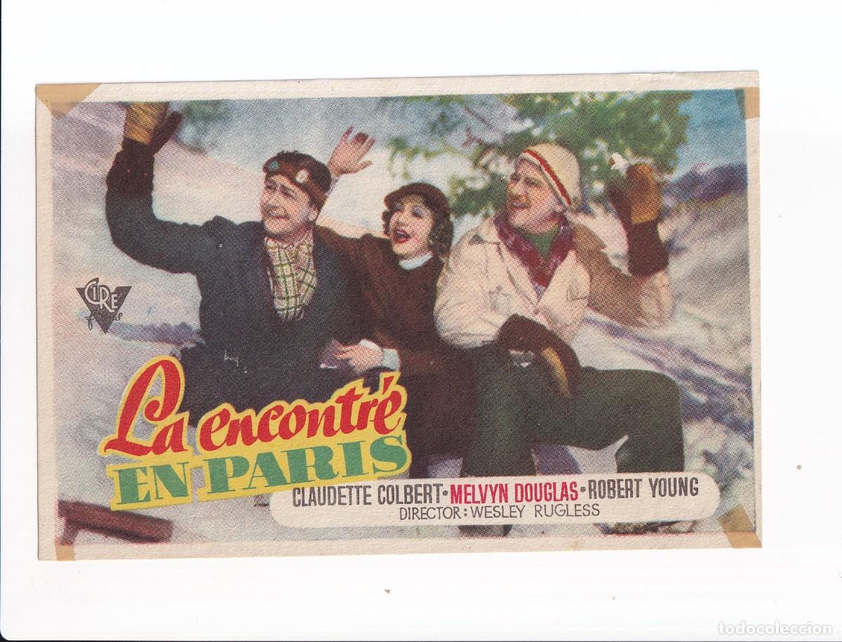 Cine: LA ENCONTRE EN PARIS : CLAUDETTE COLBERT - Foto 1