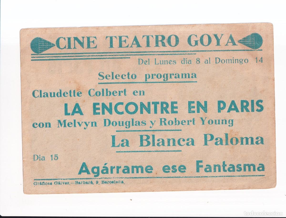 Cine: LA ENCONTRE EN PARIS : CLAUDETTE COLBERT - Foto 2