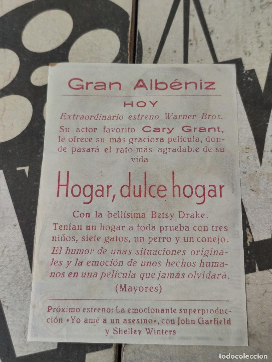 Cine: Hogar dulce hogar con publicidad Gran Alb&eacute;niz - Foto 2