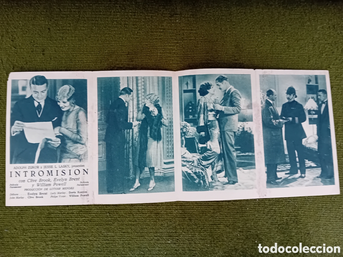 Cine: INTROMISION, ANTIGUO PROGRAMA DESPEGABLEADOLPH ZUKOR - Foto 3