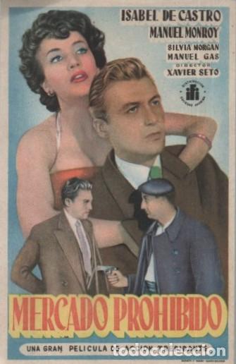 Cine: PROGRAMA DE CINE: MERCADO PROHIBIDO PC-10856 - Foto 1