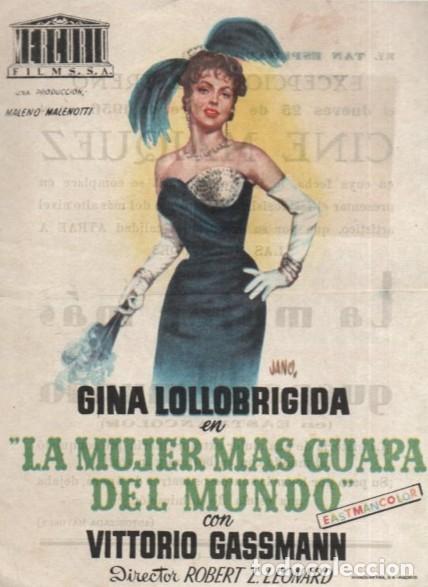 Cine: PROGRAMA DE CINE: LA MUJER M&Aacute;S GUAPA DEL MUNDO PC-10869 - Foto 1