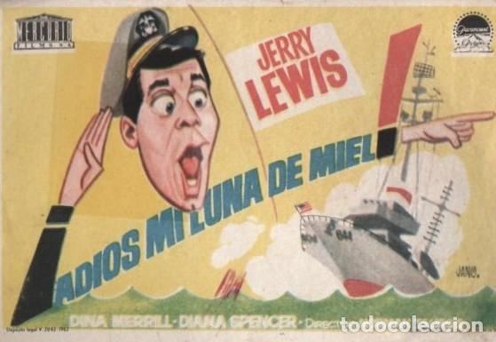 Cine: PROGRAMA DE CINE: ADIOS MI LUNA DE MIEL PC-10891 - Foto 1
