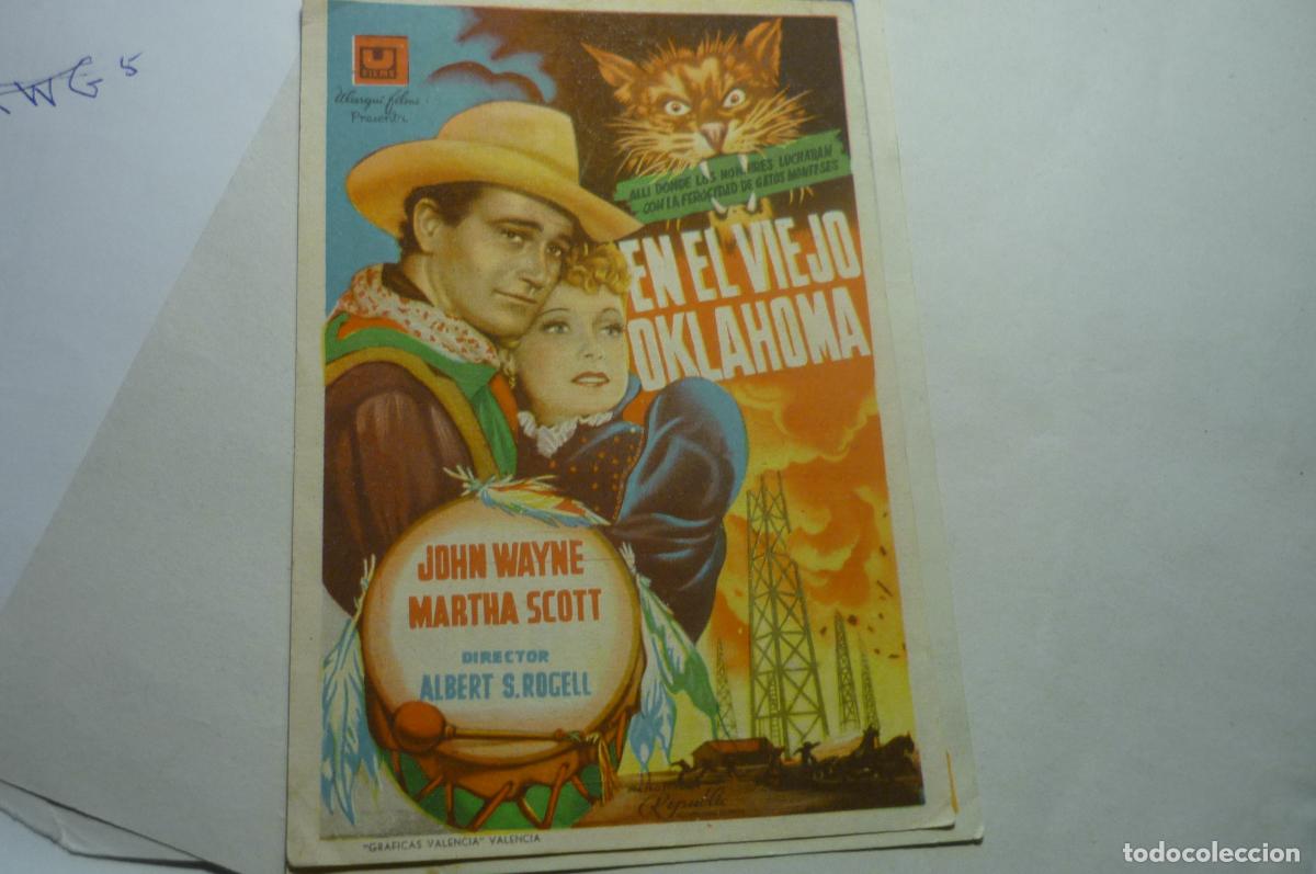 Cine: programa en el viejo oklahoma jonh wayne publicidad continental mollet - Foto 1